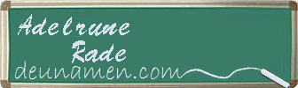 Adelrune Rade Visitenkarte